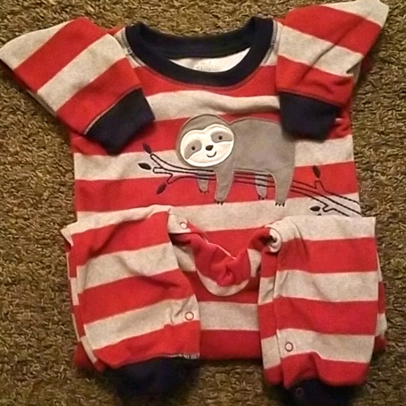 24m one-piece sloth pjs - Picture 3 of 5